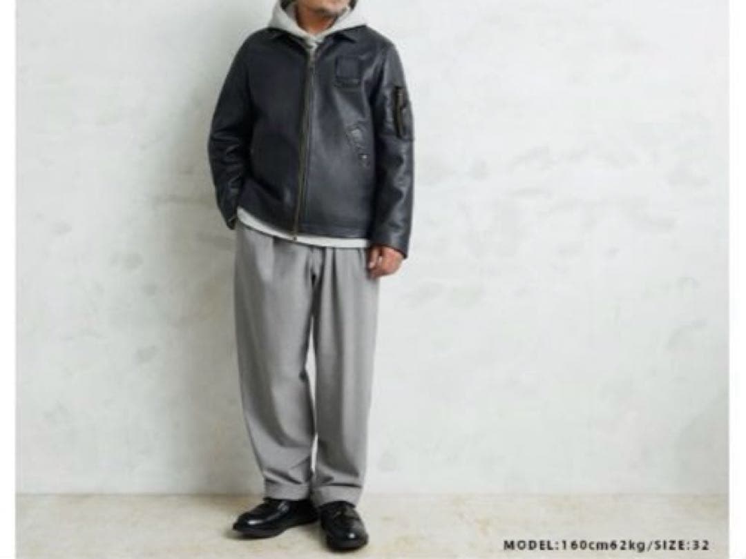 WAIPER.inc M-49 ストレッチトラウザー テーパード WP1141