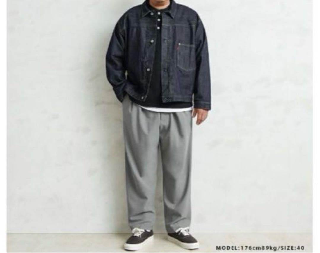 WAIPER.inc M-49 ストレッチトラウザー テーパード WP1141