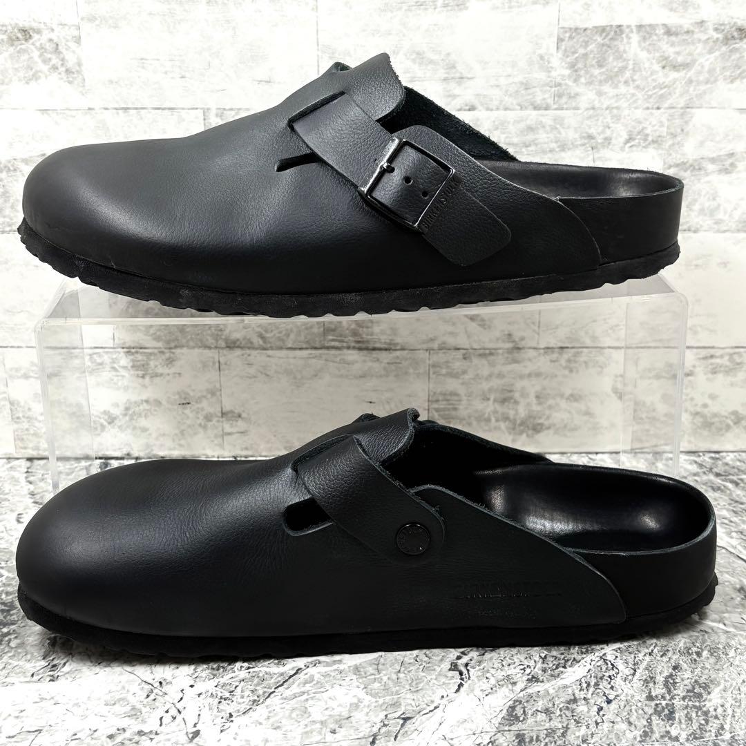 レア ビルケンシュトック ボストン エクスクイジット 27cm オールブラック