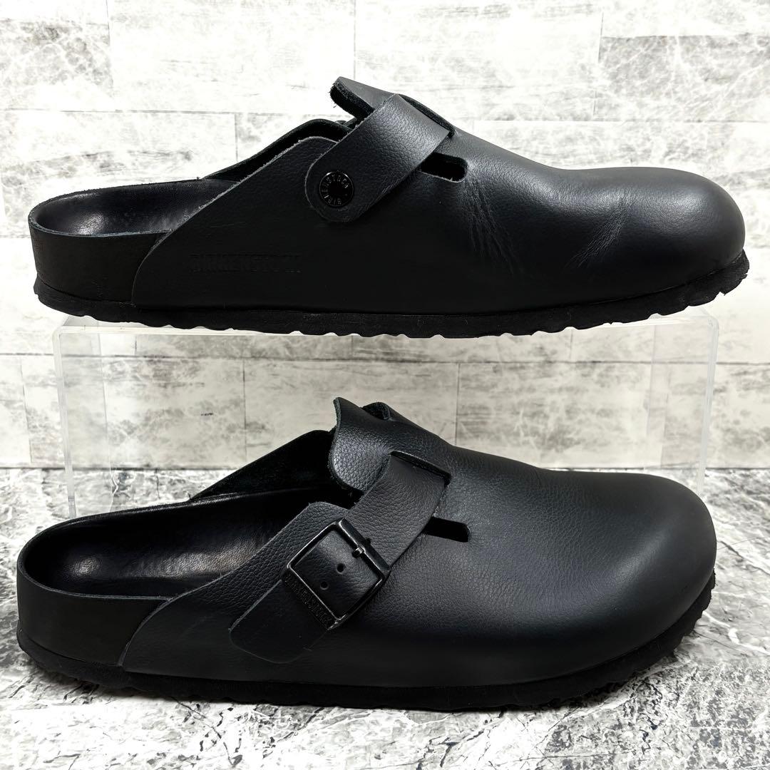 レア ビルケンシュトック ボストン エクスクイジット 27cm オールブラック