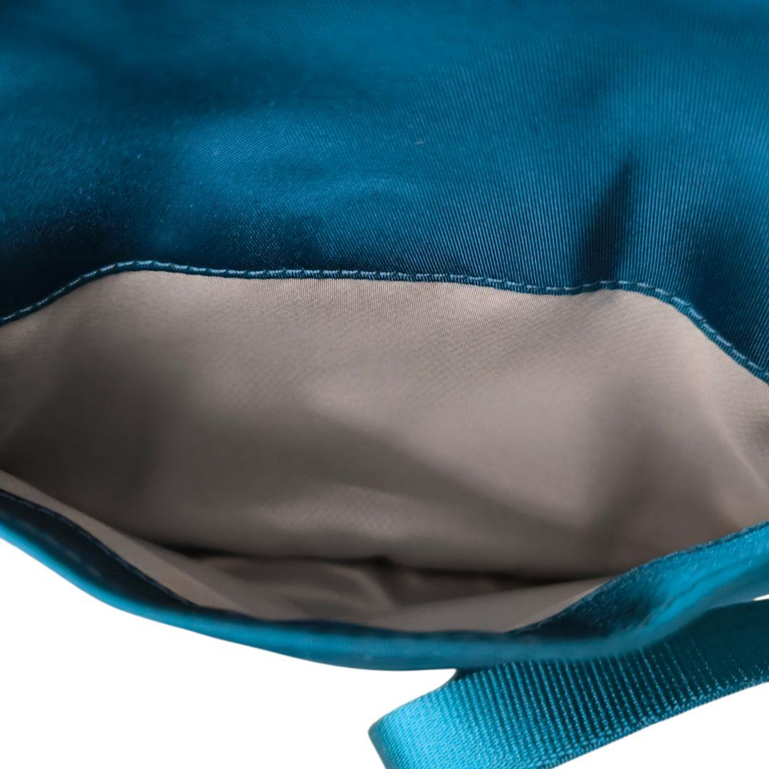 美品★TUMI VOYAGEUR TROY クロスボディ軽量 ナイロン ブルー