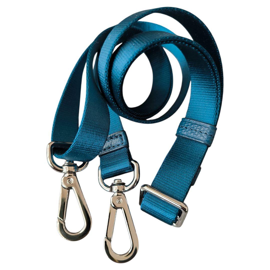 美品★TUMI VOYAGEUR TROY クロスボディ軽量 ナイロン ブルー