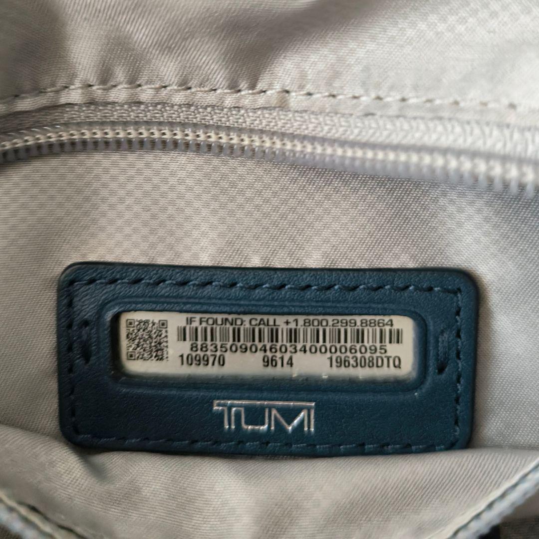 美品★TUMI VOYAGEUR TROY クロスボディ軽量 ナイロン ブルー