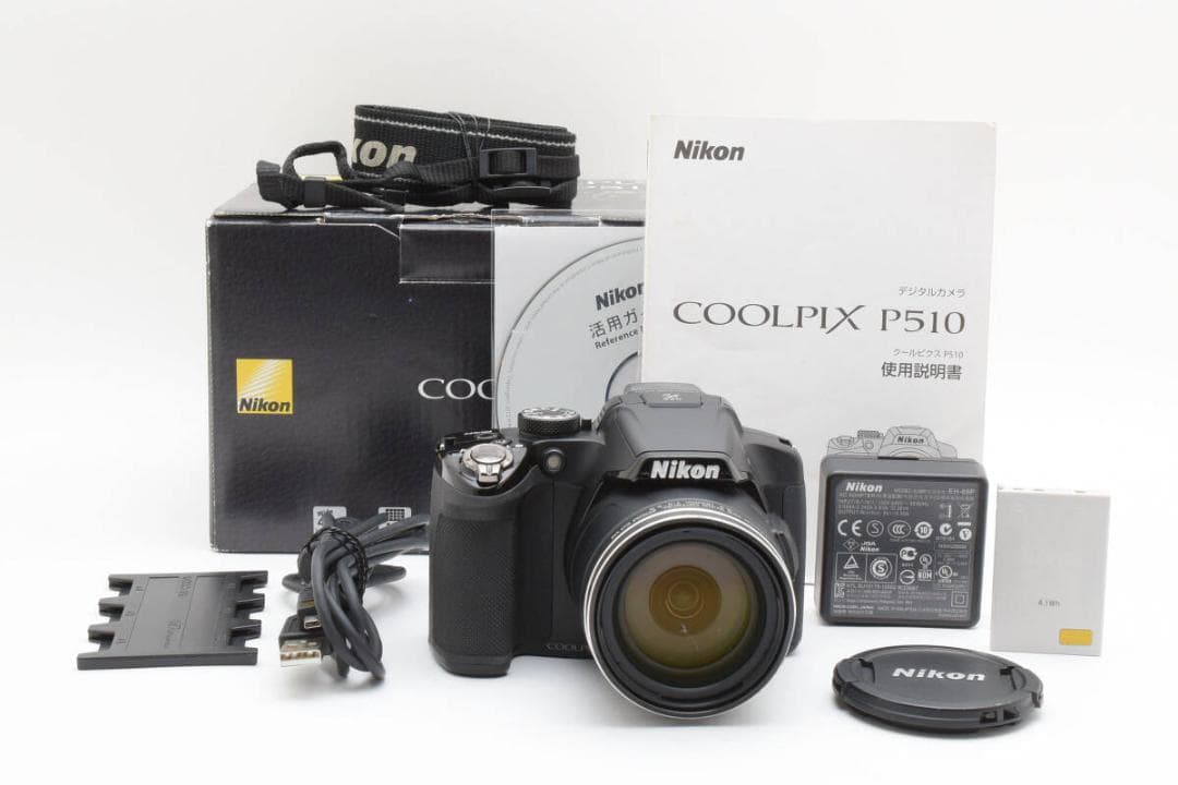 Nikon COOLPIX P510 ブラック 元箱付属 コンパクト#998