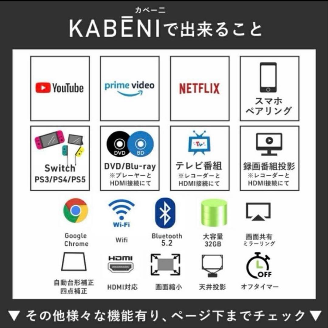 当日発送　UENO-mono KABENI プロジェクター　備品
