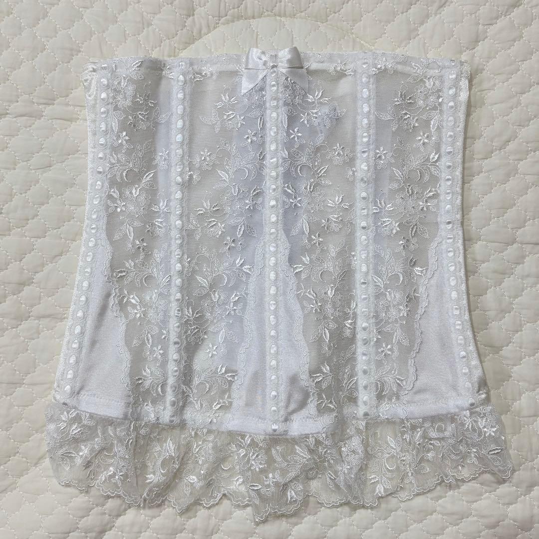 セモア　ホワイト レース ブライダルインナーセット C70 64 M