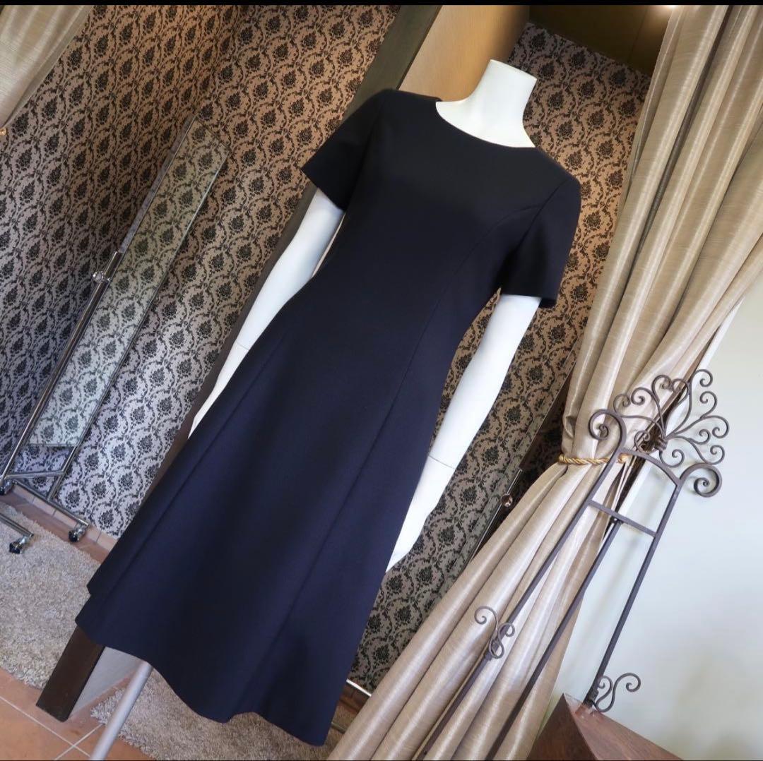 w*e様 お受験スーツ✴︎上品で清楚な比翼仕立て✴︎濃紺　9号　ESCOMUL