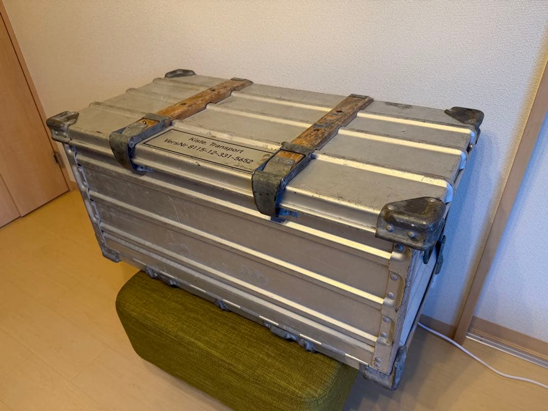 Zarges ビンテージ　折りたたみ式アルミコテナ