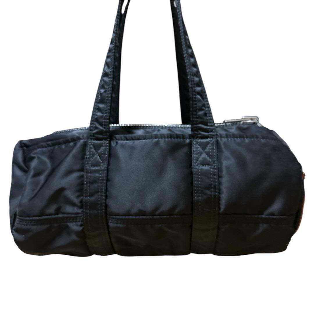 PORTER ポーター ミニボストン ドラムバッグ ブラック　タンカー