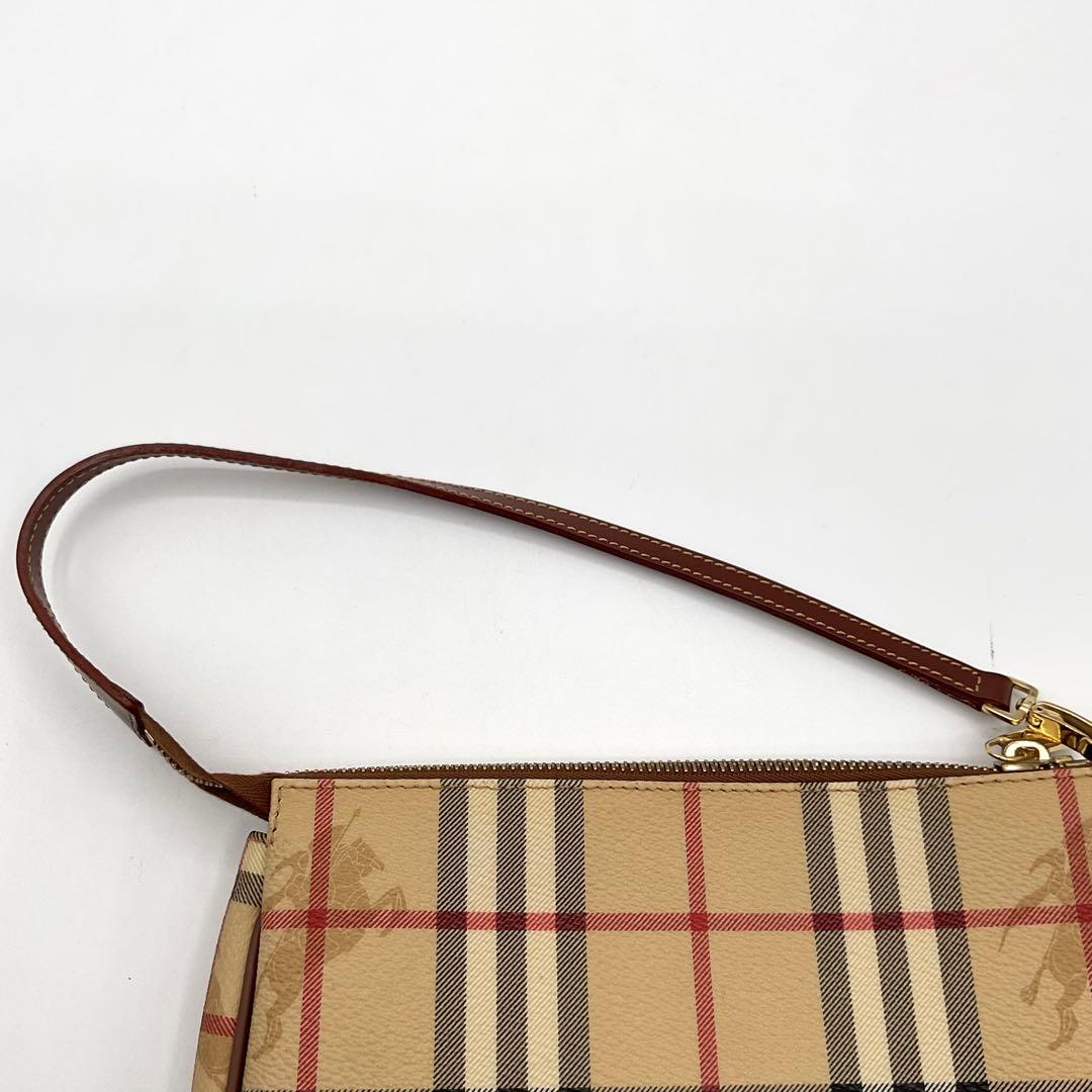 BURBERRY バーバリー ノバチェック ハンドバッグ ミニバッグ ベージュ