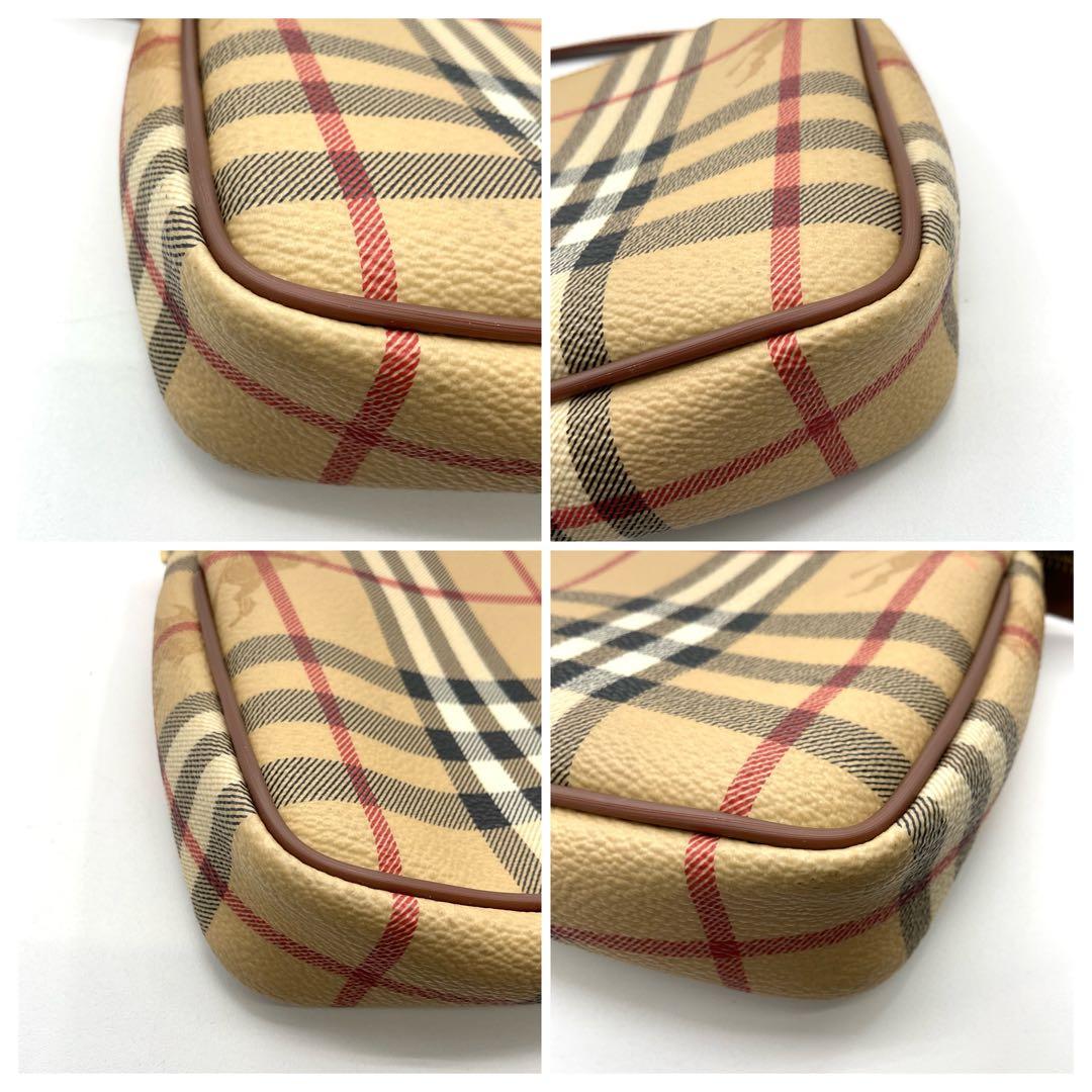 BURBERRY バーバリー ノバチェック ハンドバッグ ミニバッグ ベージュ