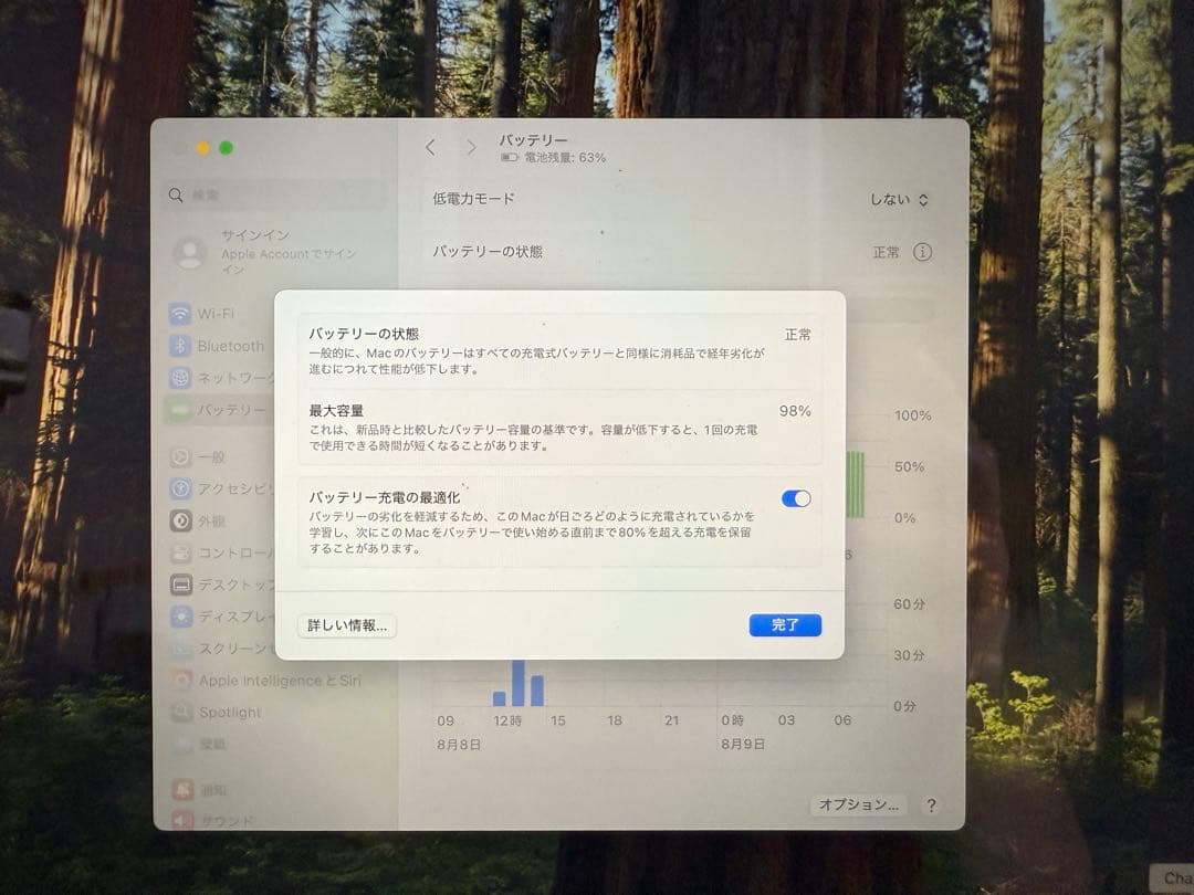 【超美品】Mac book air m1チップ　8gbメモリ　256GB