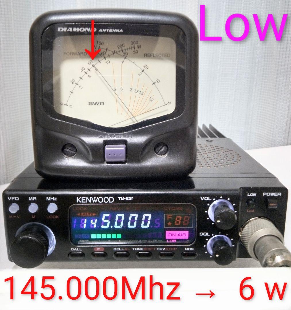 ケンウッド製　TM-231S 145Mhz 50w モービル機　現状動作