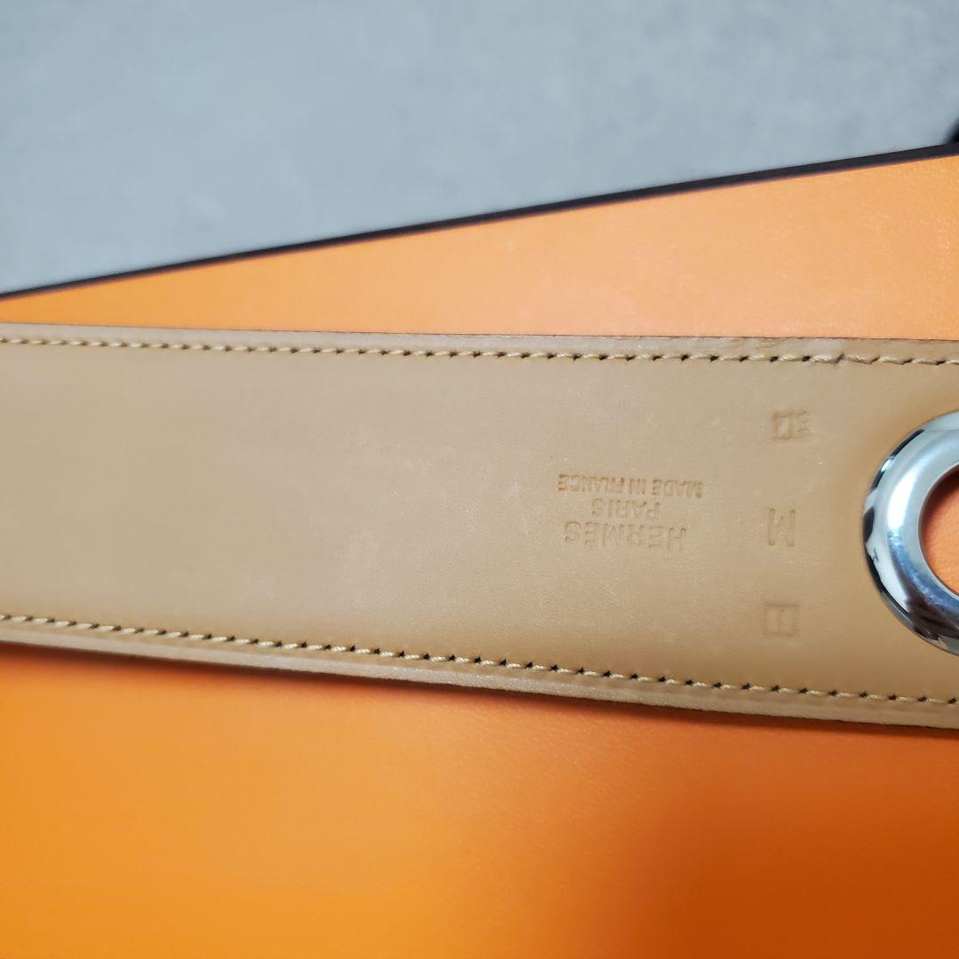 HERMES スカーフレザーベルト　未使用　超美品