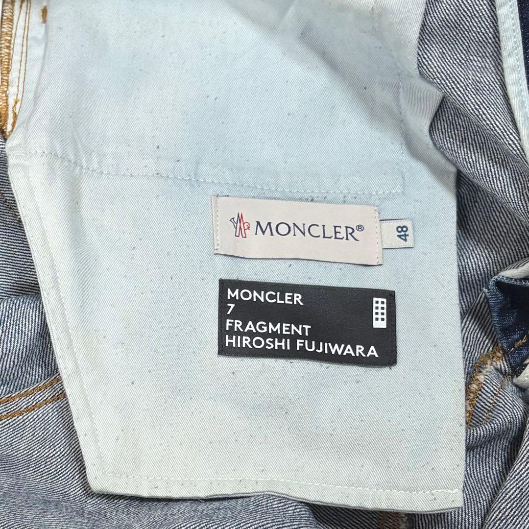 美品 モンクレール 藤原ヒロシ ジーニアス デニムパンツ 48