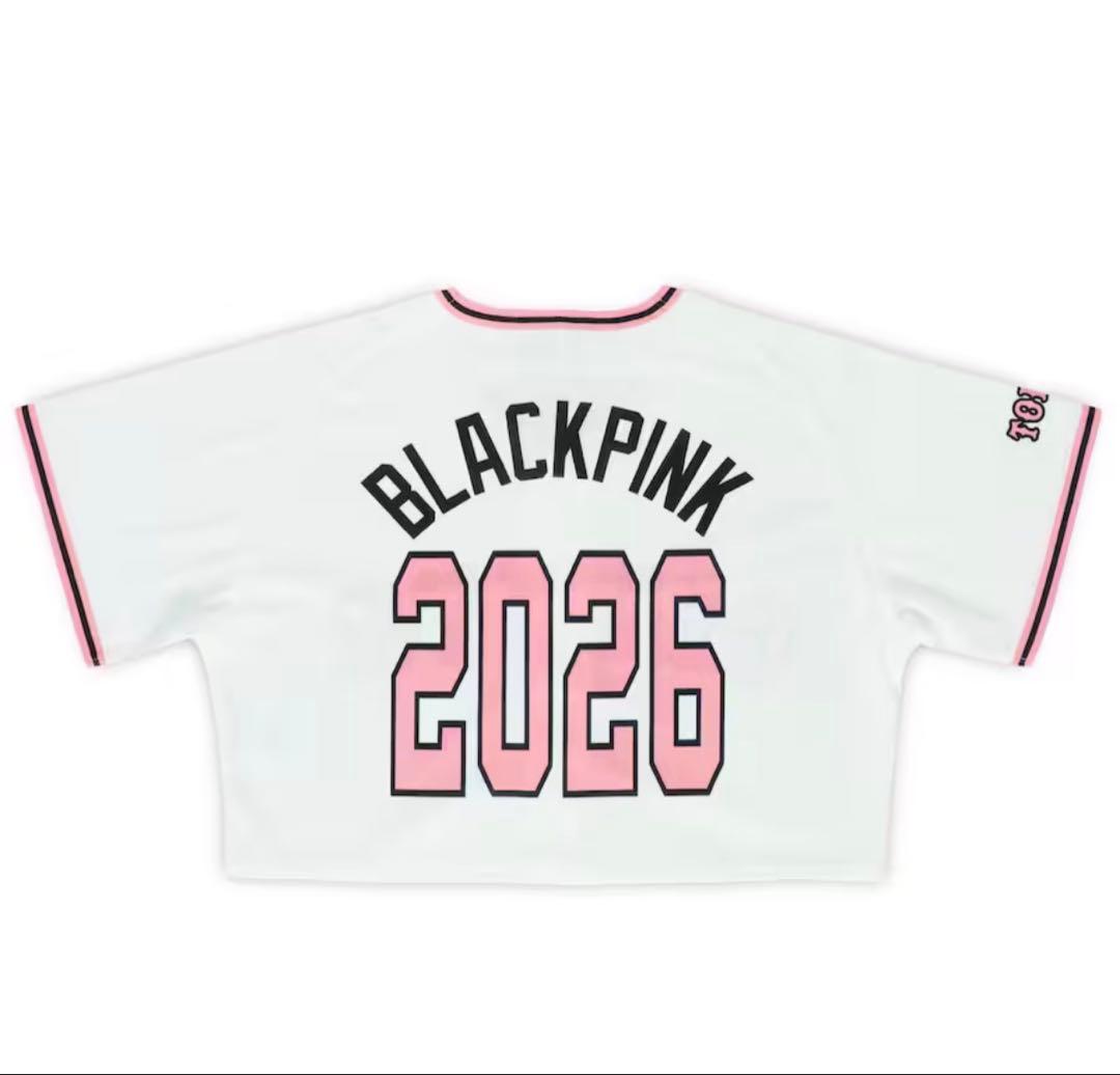 読売ジャイアンツ BLACKPINK ホワイト クロップド ユニホーム M