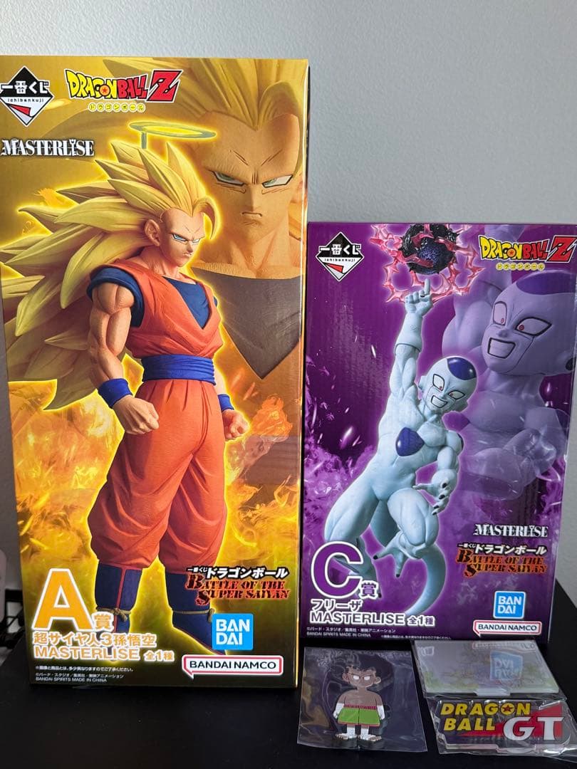 ドラゴンボール一番くじ セット A賞超サイヤ人3孫悟空 C賞フリーザ