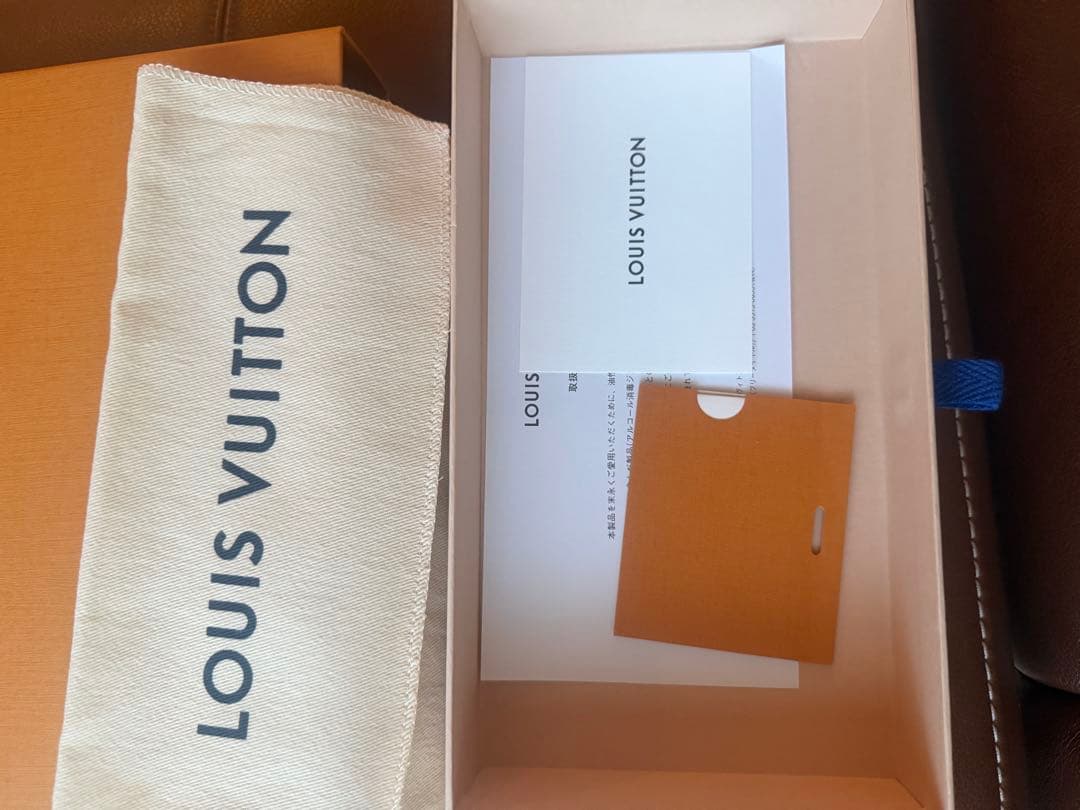 Louis Vuitton 長財布 黒/ベージュ　箱付き