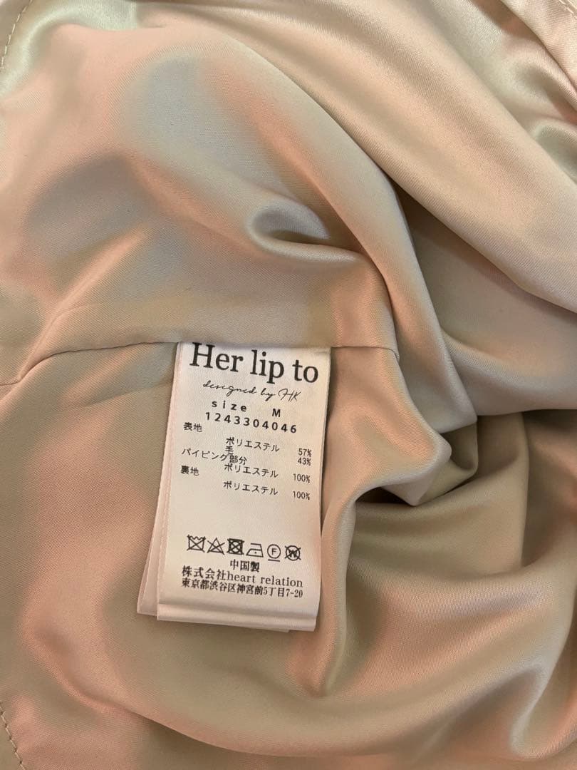 スカート Her lip to Hemingway Check Tweed Skirt M