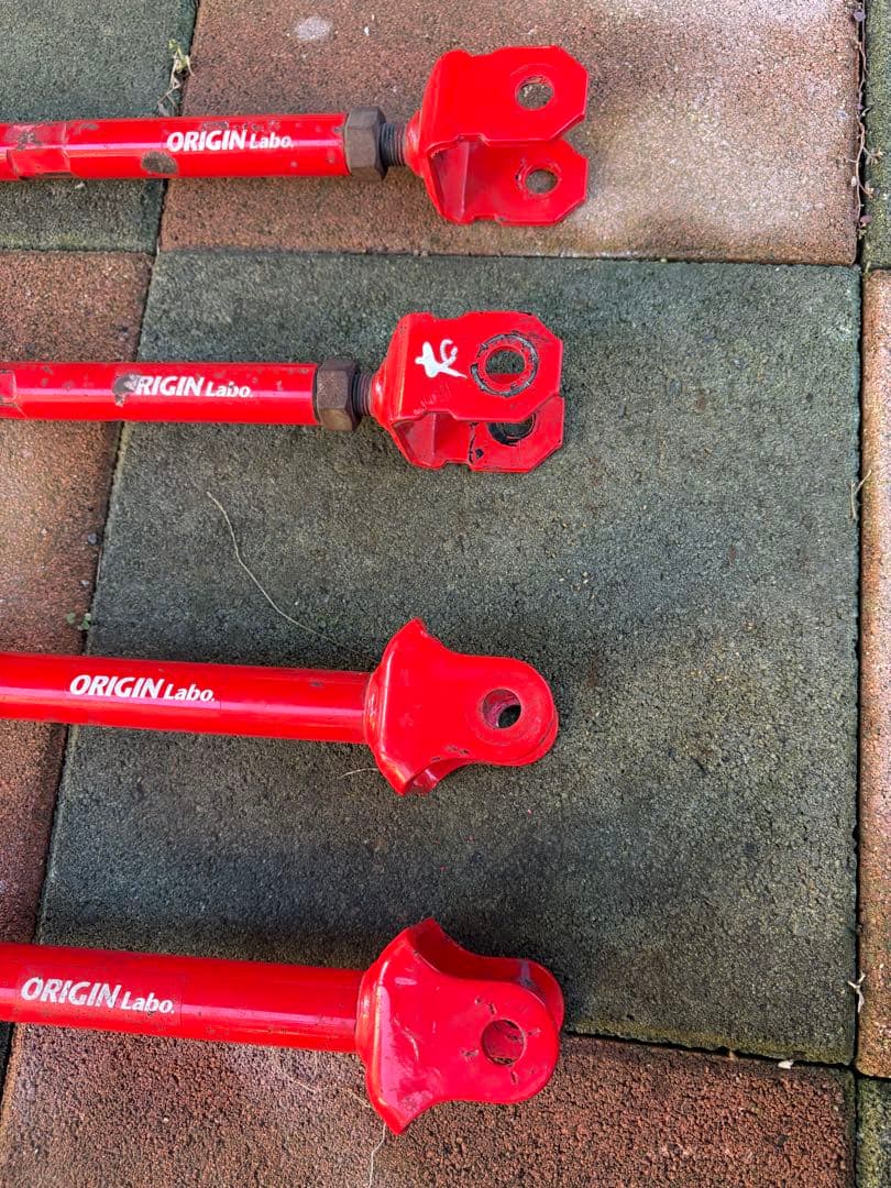 JZX100 オリジン リアロアアーム、リアテンションロッド左右セット