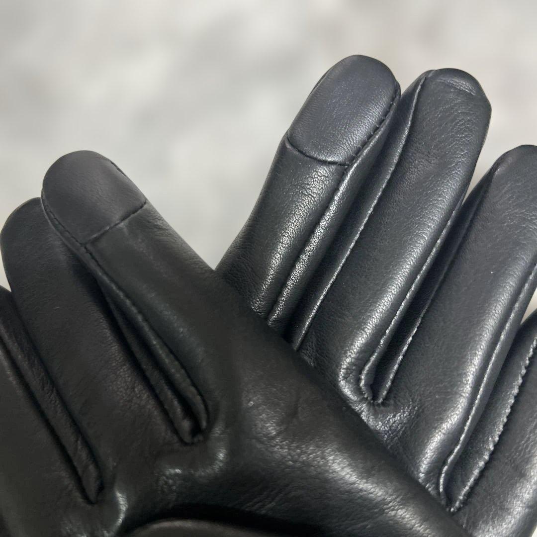 COACH Tech Glove ブラック　革　手袋