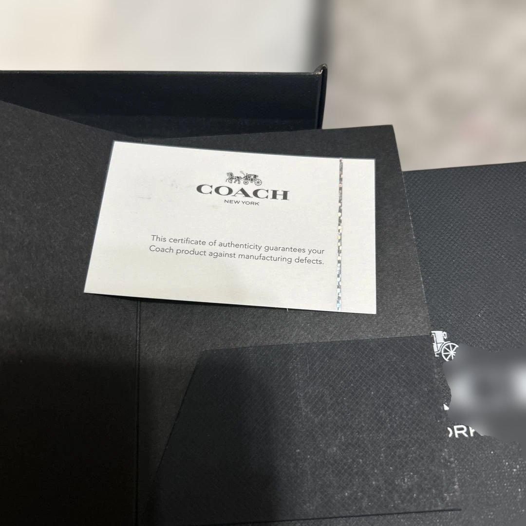 COACH Tech Glove ブラック　革　手袋