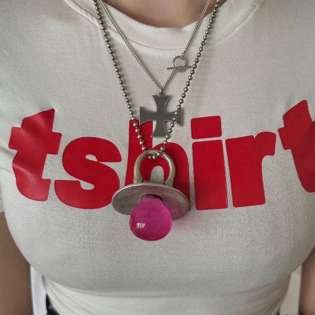 おしゃぶり型　ネックレス　ユニセックス