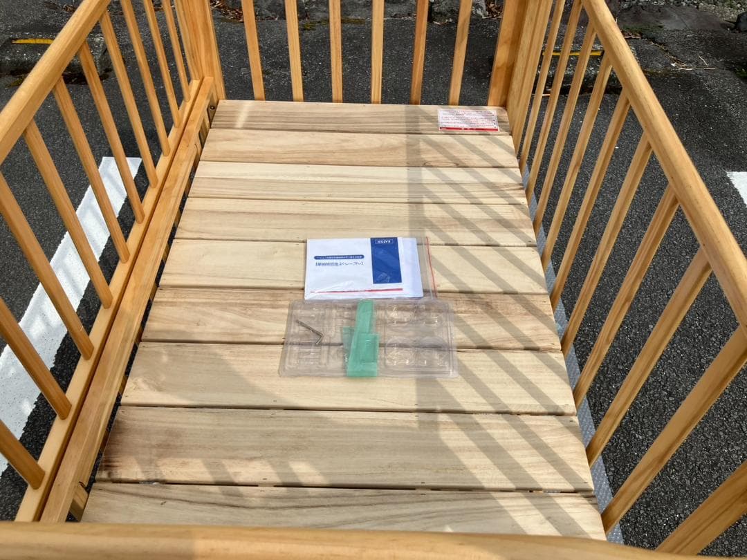 ハイシートベビーベッド（ナチュラル）