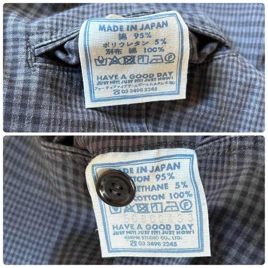 美品＊45R 現行 ダブルクロスストレッチのイージースラックス WOMEN