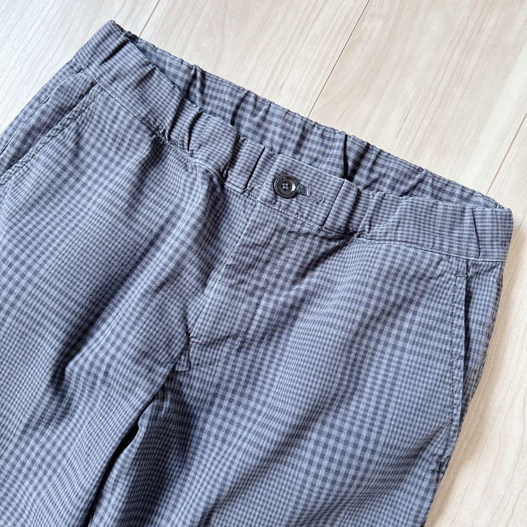 美品＊45R 現行 ダブルクロスストレッチのイージースラックス WOMEN