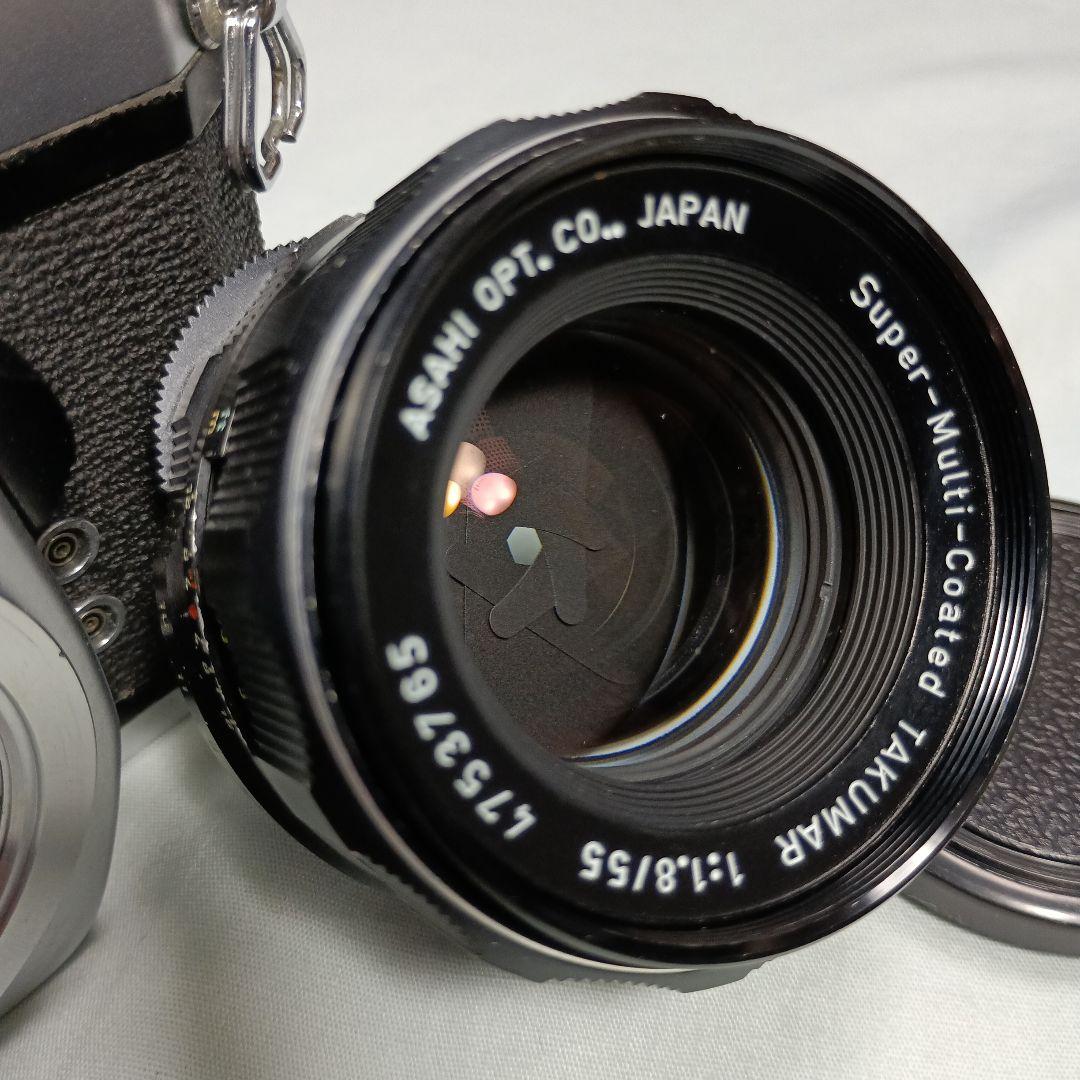 整備済 PENTAX SP +SMCタクマー 55mm f1.8 完動品 きれい