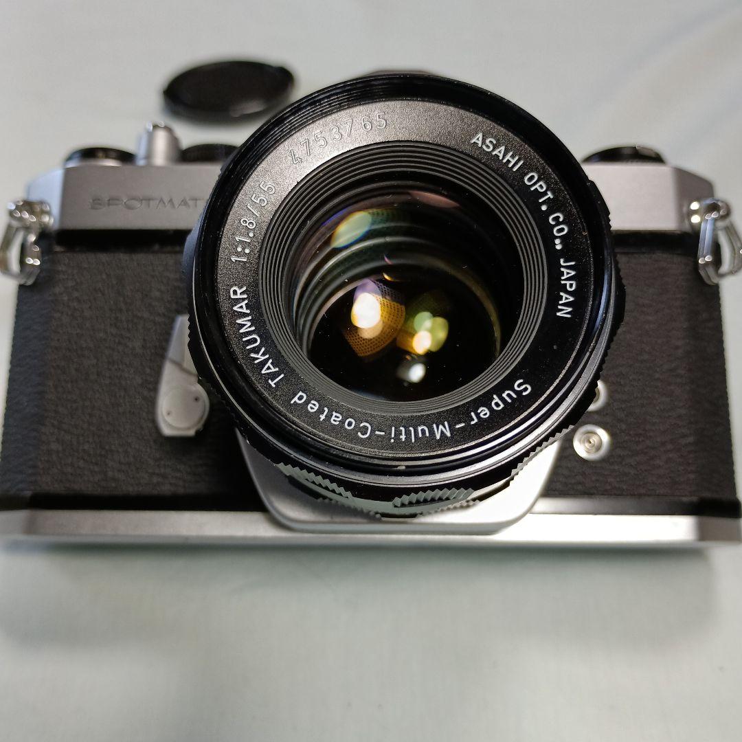 整備済 PENTAX SP +SMCタクマー 55mm f1.8 完動品 きれい