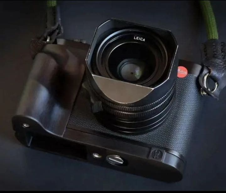 新品 LEICA ライカ Q2用 ハンドグリップ（黒檀/エボニー)