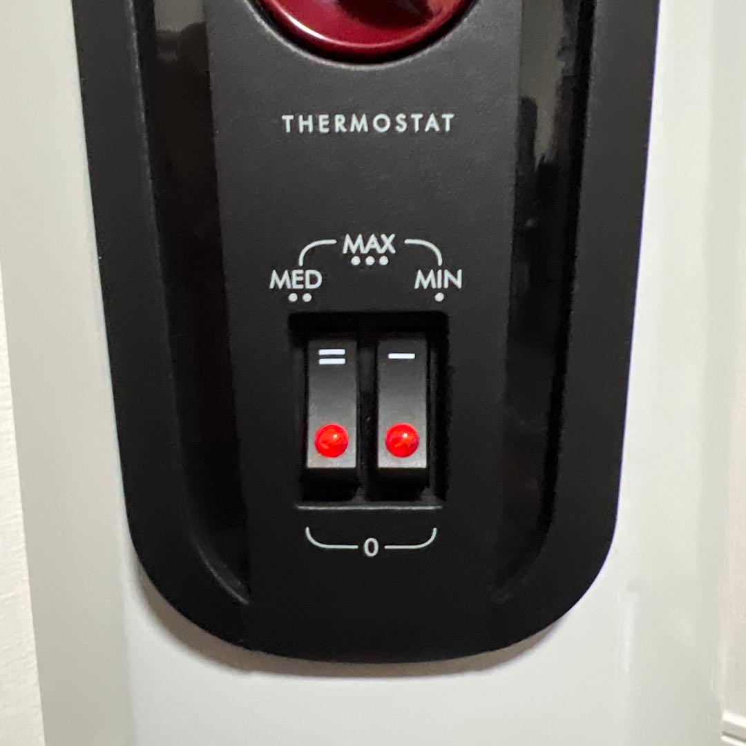 【極美品｜ほぼ未使用】デロンギ オイルヒーター H771015EFSN BK