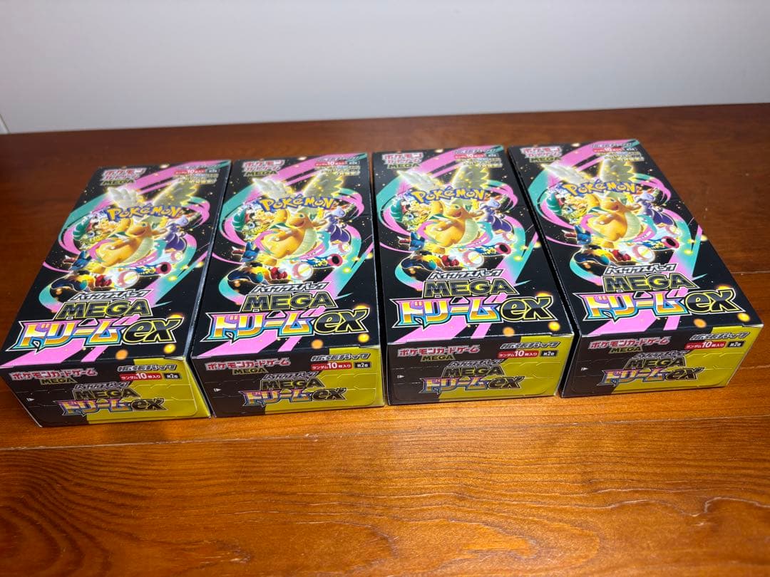 MEGA ドリームEX シュリンク無しペリペリ付き　4BOX