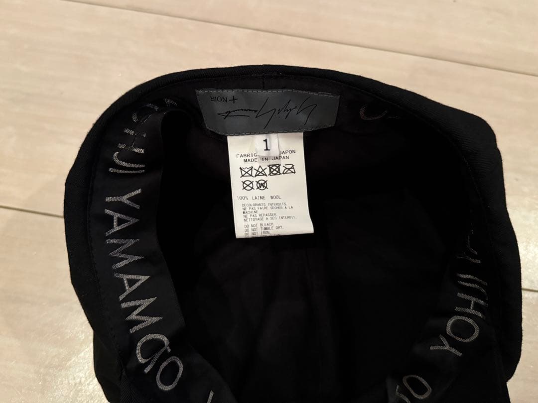 ヨウジヤマモト +Noir ウールキャスケット