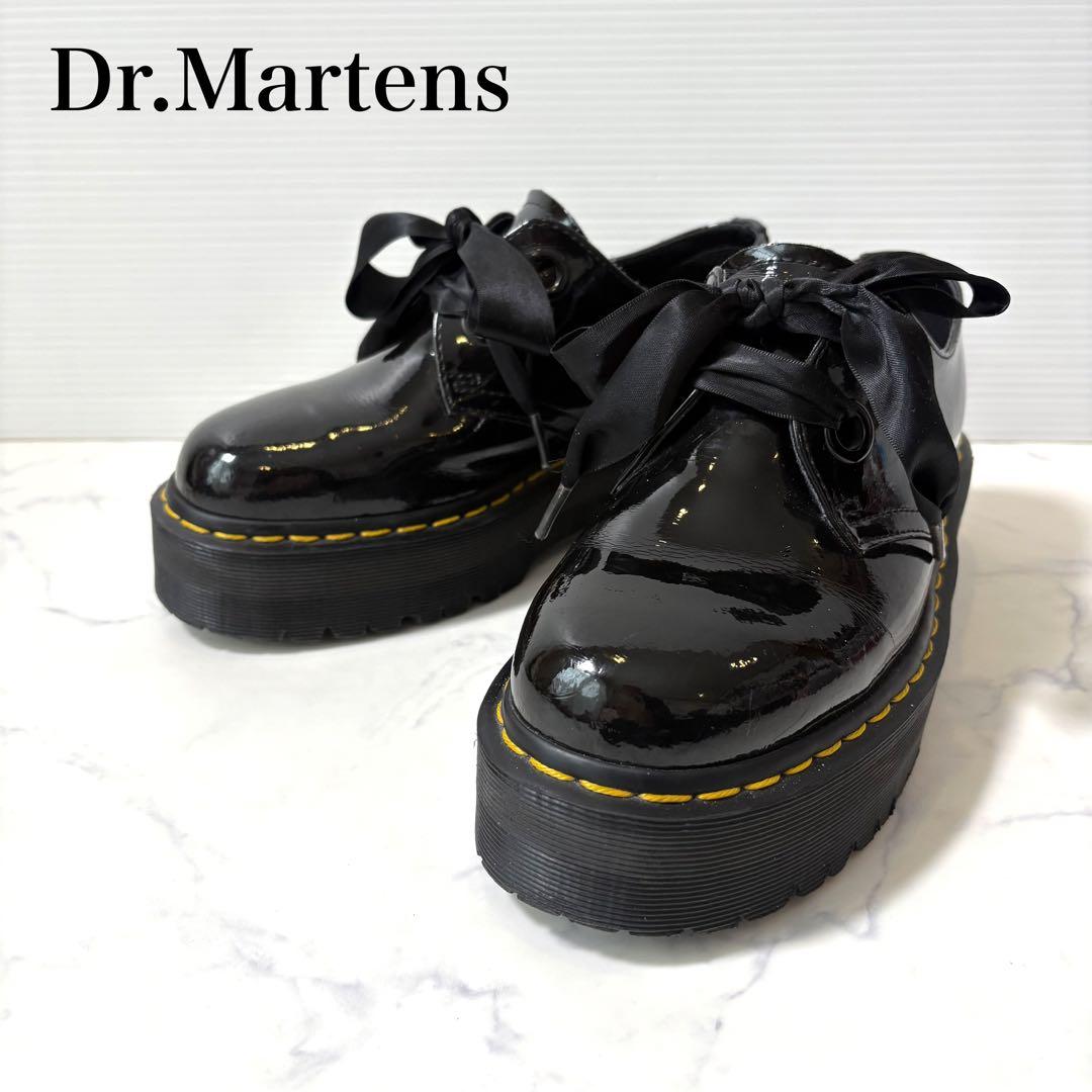 極美品 Dr.Martens holly エナメル UK6 厚底　25