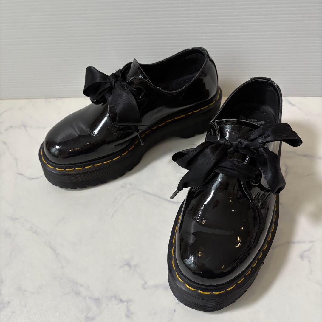 極美品 Dr.Martens holly エナメル UK6 厚底　25
