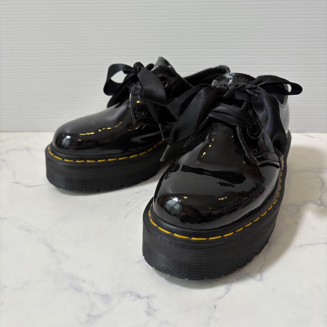 極美品 Dr.Martens holly エナメル UK6 厚底　25