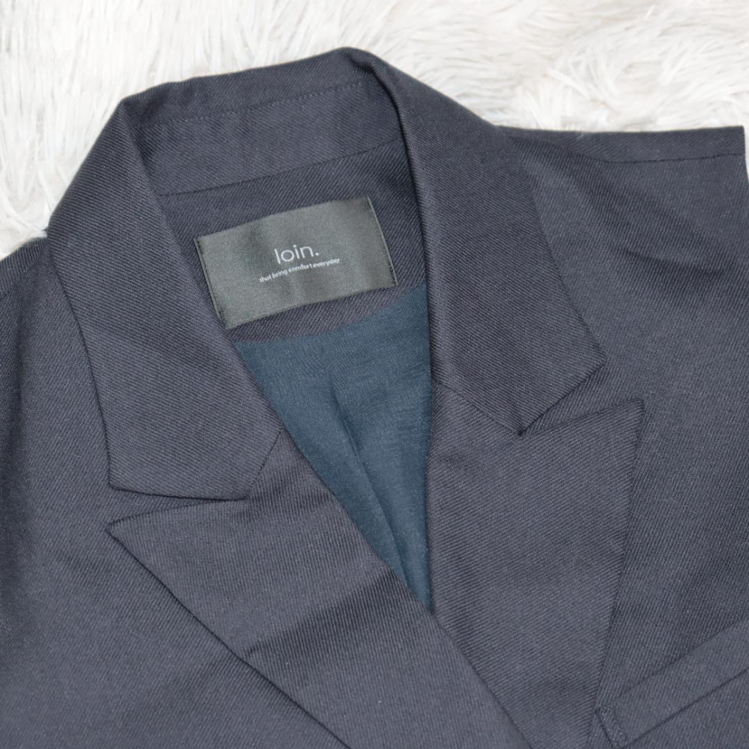 ロワン　loin.✨井川遥 ジレ　ベスト　ネイビー
