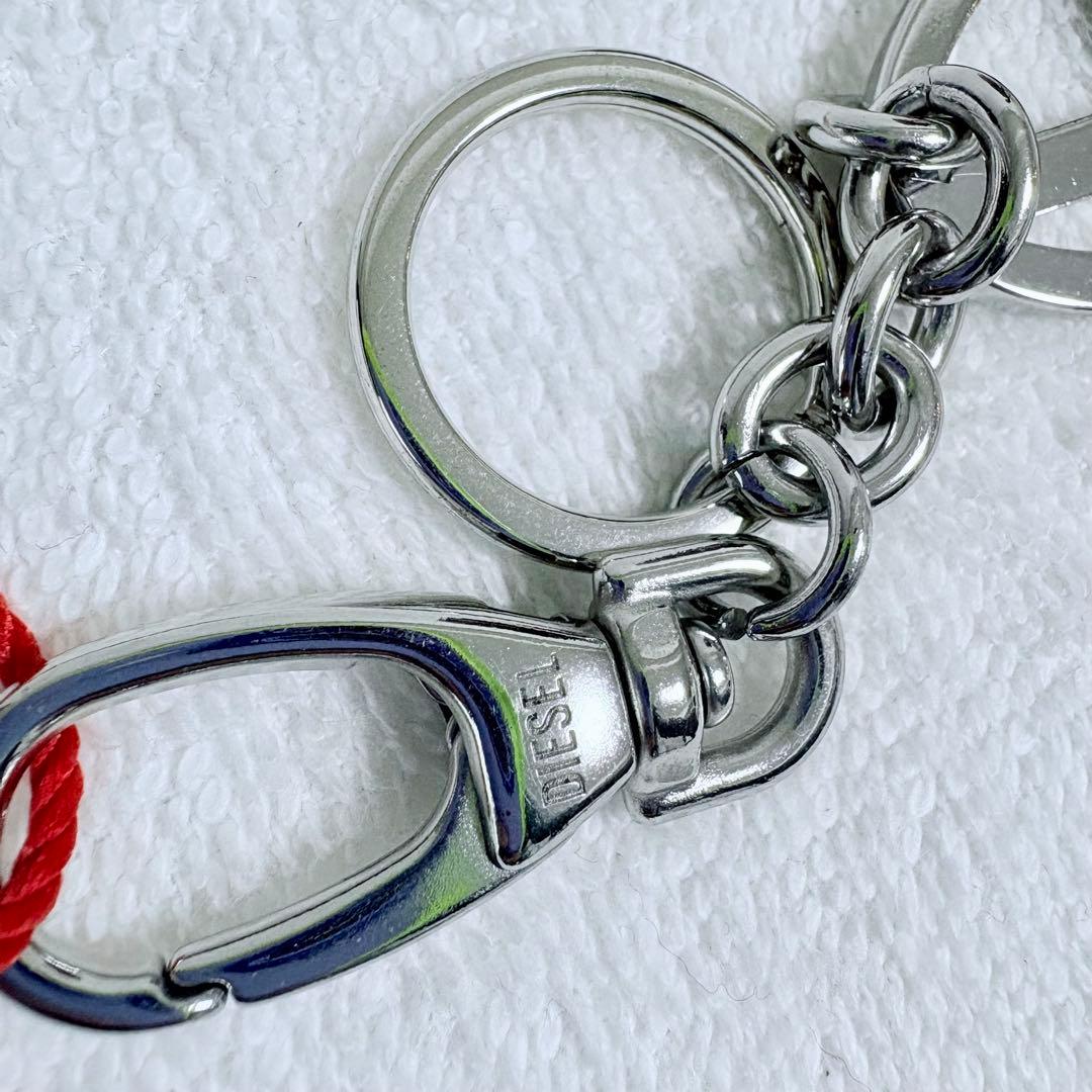 DIESEL ディーゼル キーホルダー メタル Dロゴ X08462 チャーム