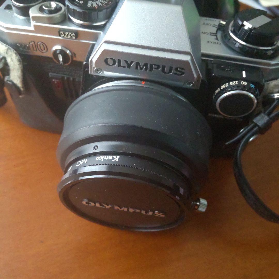 オリンパスカメラ(マニュアルアダプター付き)&望遠レンズ200mm 純正品