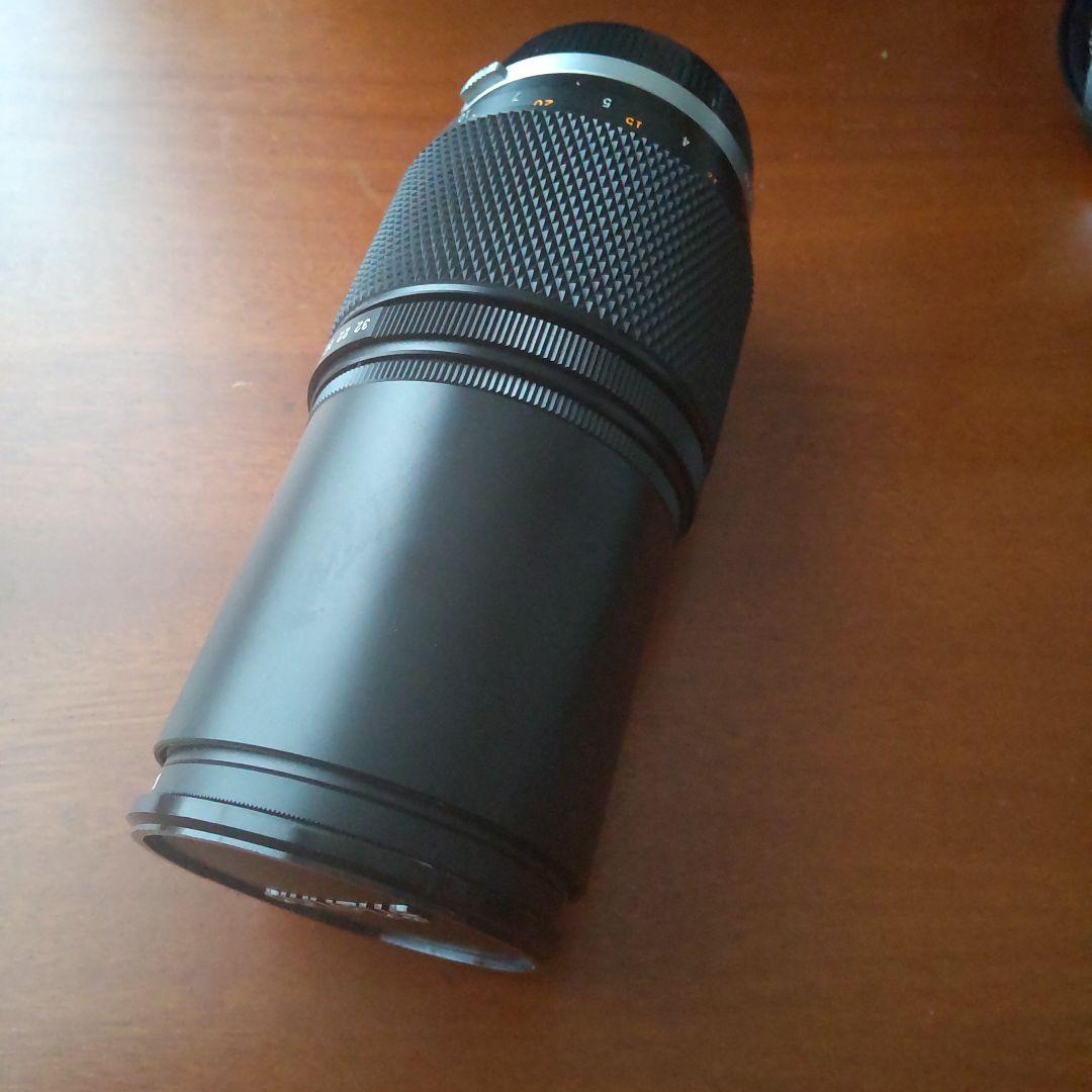 オリンパスカメラ(マニュアルアダプター付き)&望遠レンズ200mm 純正品