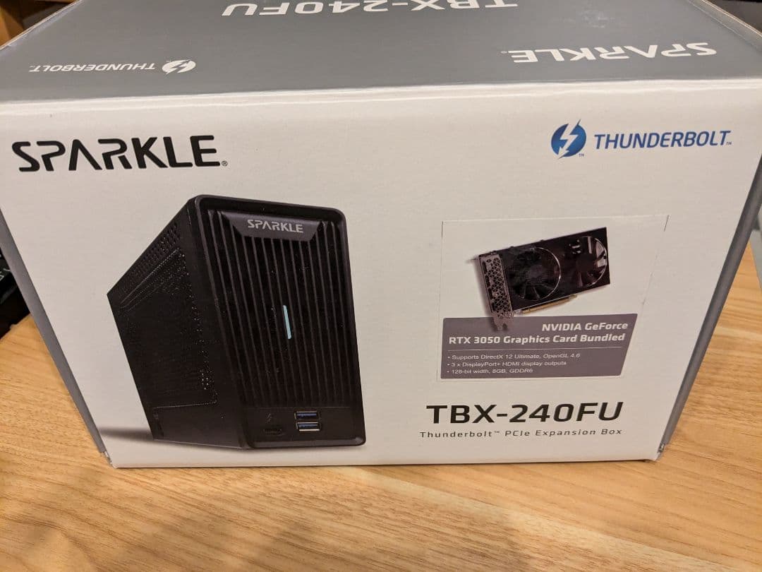 J*r様 TBX-240FU Thunderbolt GPUボックス RTX 3