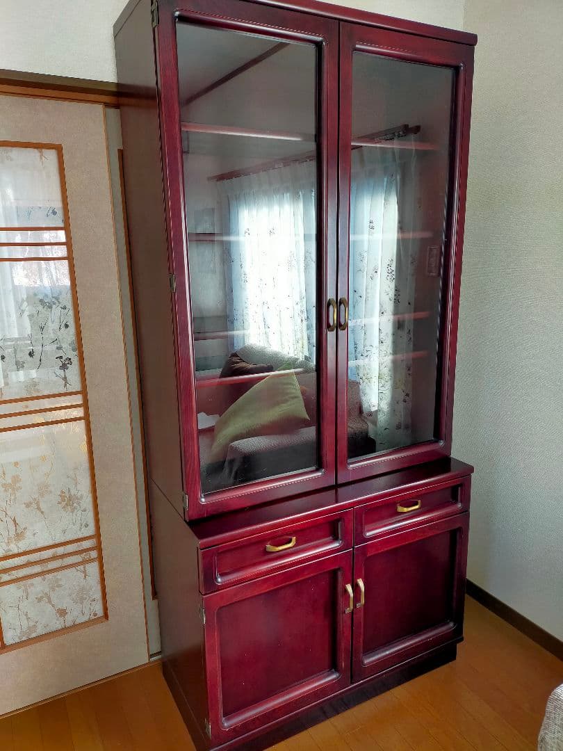 【最終価格】カリモク　本棚　食器棚　キャビネット　送料込