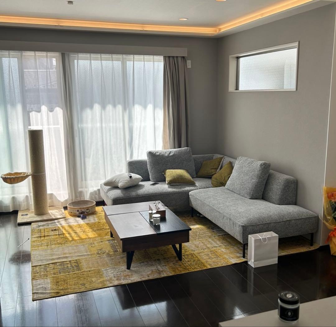 CarpetVista パッチワーク手織り絨毯252×300 ラグ　カーペット