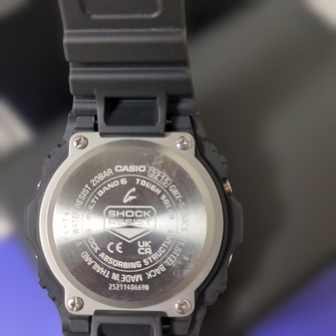 最終値下げ！◆CASIOカシオ◆GWX-5700CS-1JF黒◆ソーラー電波時計