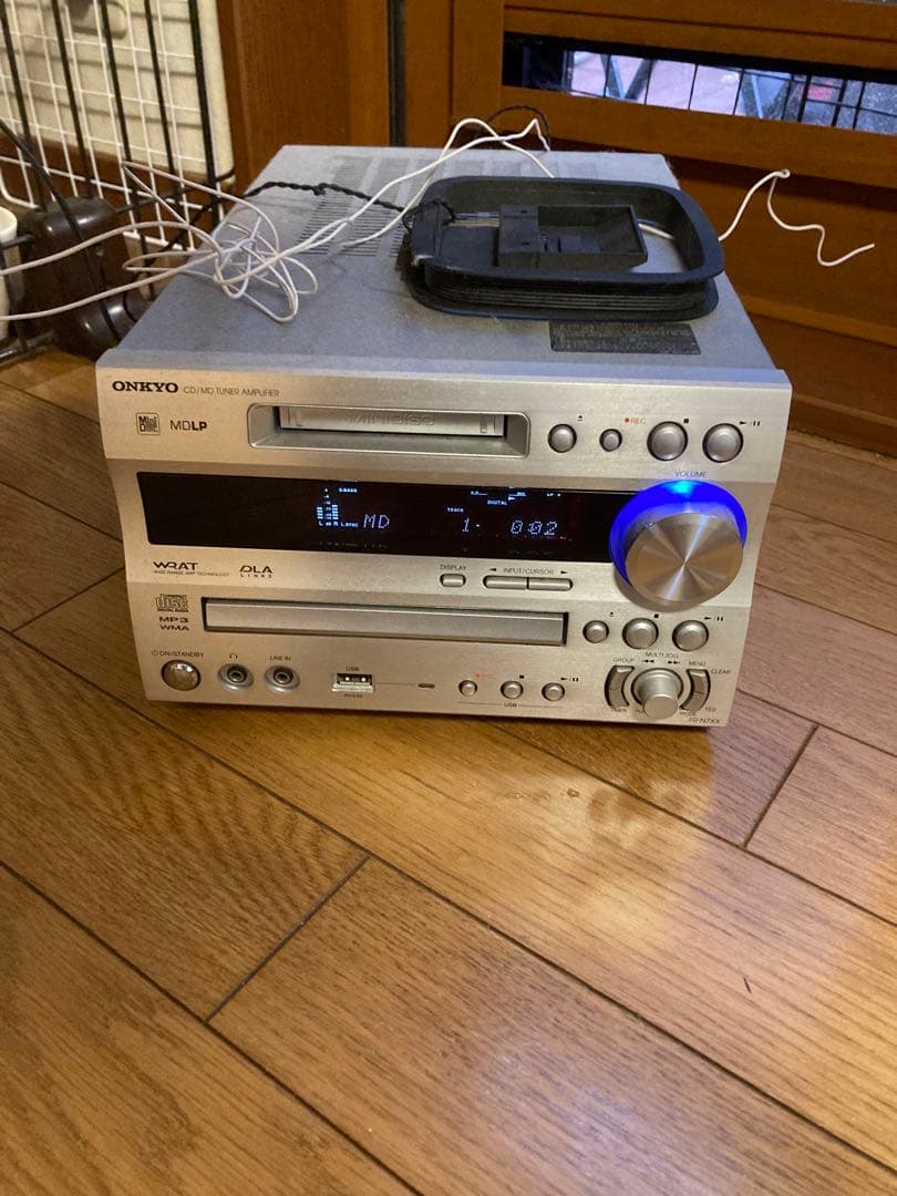 ONKYO ミニコンポ CD MDプレーヤー