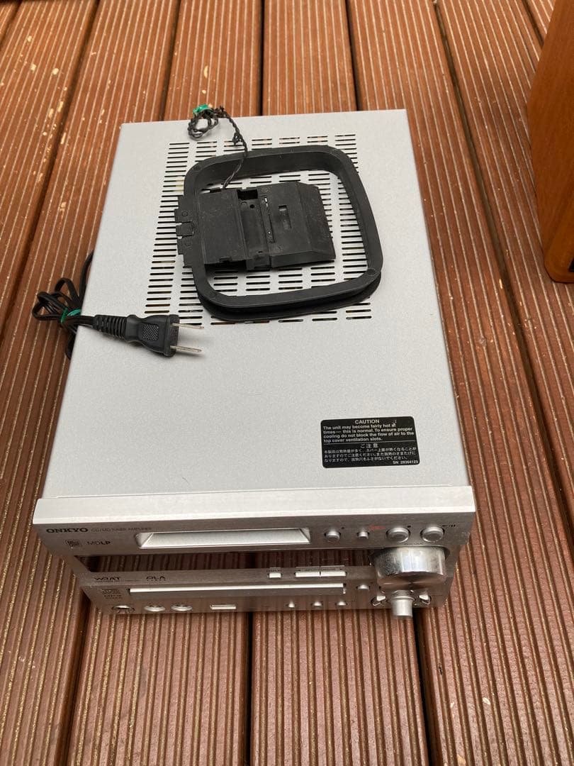 ONKYO ミニコンポ CD MDプレーヤー