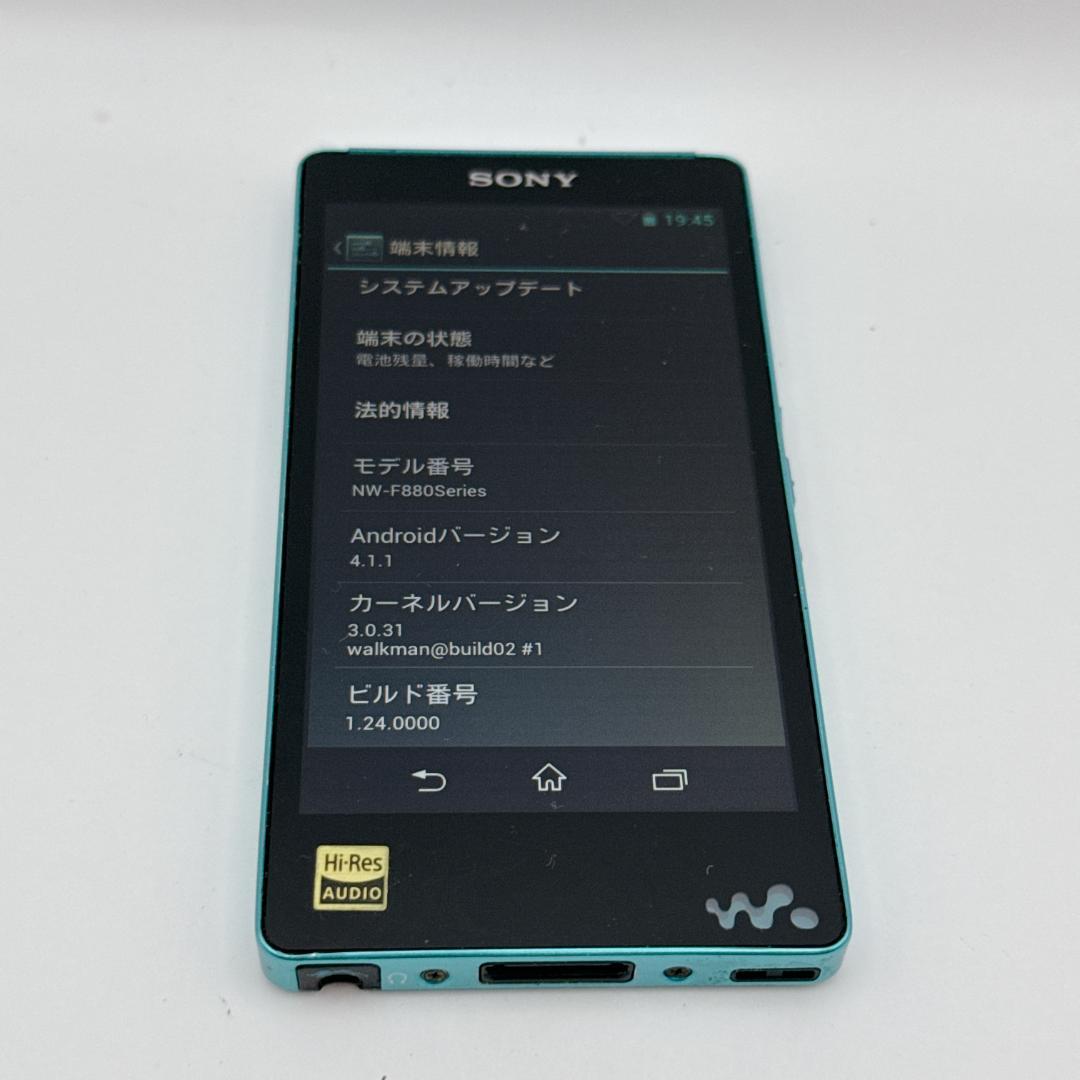 【概ね美品】SONY WALKMAN NW-F885 16GB